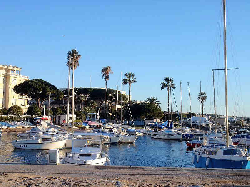 Petit port devant le Palm Beach Cannes